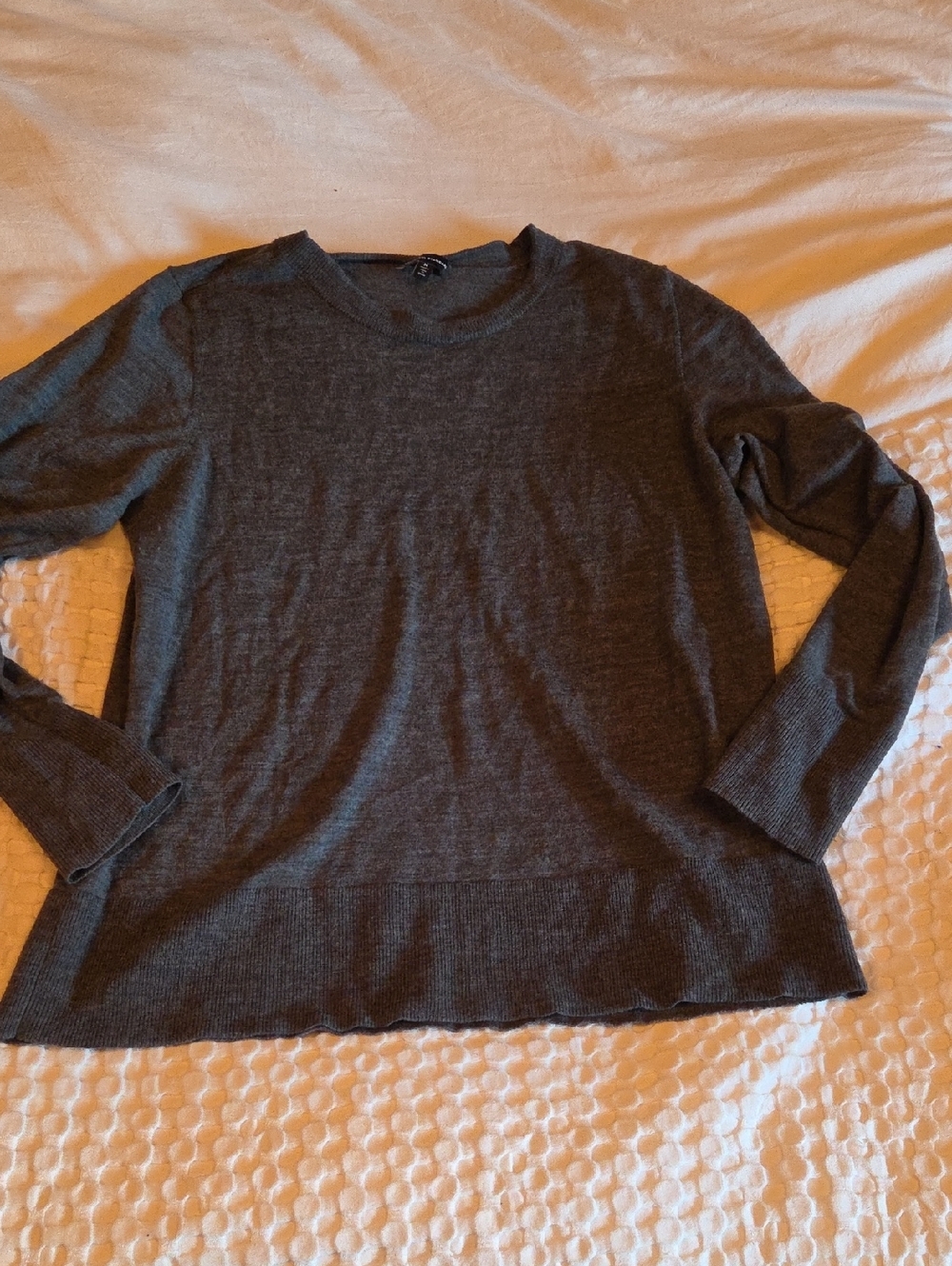 Universal Standard Gray Lightweight Crewneck Sweater